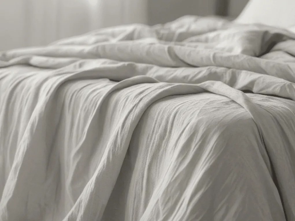 Muszlin ágyneműhuzat PURELY világosszürke Ágyneműhuzat mérete: 2 db 80 x 80 cm | 200 x 200 cm