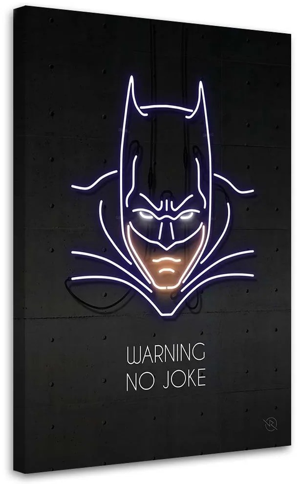 Gario Vászonkép Batman neon - Rubiant Méret: 60 x 90 cm