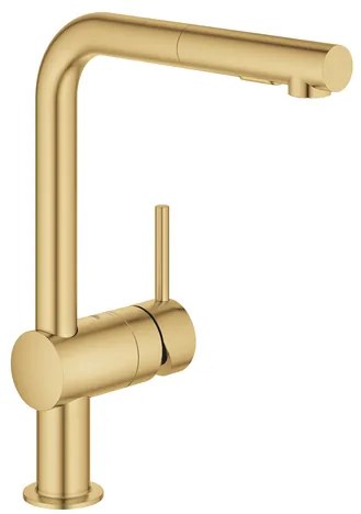 Grohe Minta mosogató csaptelep forgó karral csiszolt cool sunrise 30274gn0 G30274GN0
