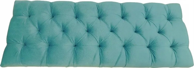 Steppelt kárpitozott ülőpárna 105x40cm H10cm türkizkék