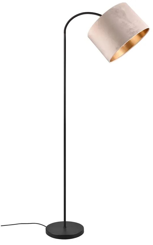 Fekete-bézs állólámpa (magasság 205 cm) Julieta – Trio