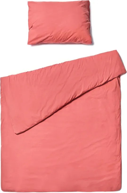 Pamut ágynemű CALMORA rózsaszín Ágyneműhuzat mérete: 2 db 70 x 90 cm | 160 x 200 cm