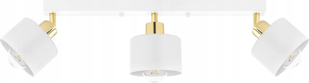 Mennyezeti Lámpa Függő Csillár Arany Fehér Modern 3x E27 nappaliba