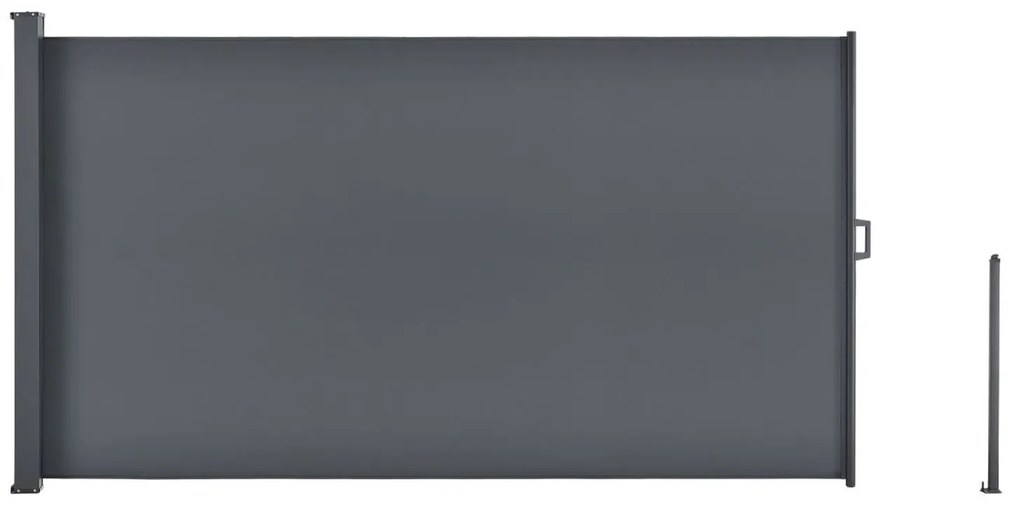 Juskys Dubaj oldalsó napellenző 500x160 cm - antracit