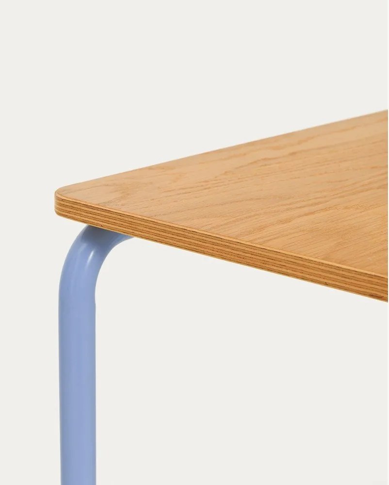 Gyerek íróasztal kőrisfa dekoros asztallappal 45x82 cm Tinn – Kave Home