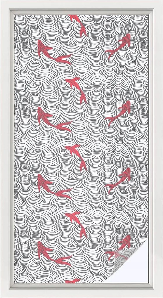 Furnér Ablakfólia Szélvédőre Adatvédelem Hullámzó minta 50x100