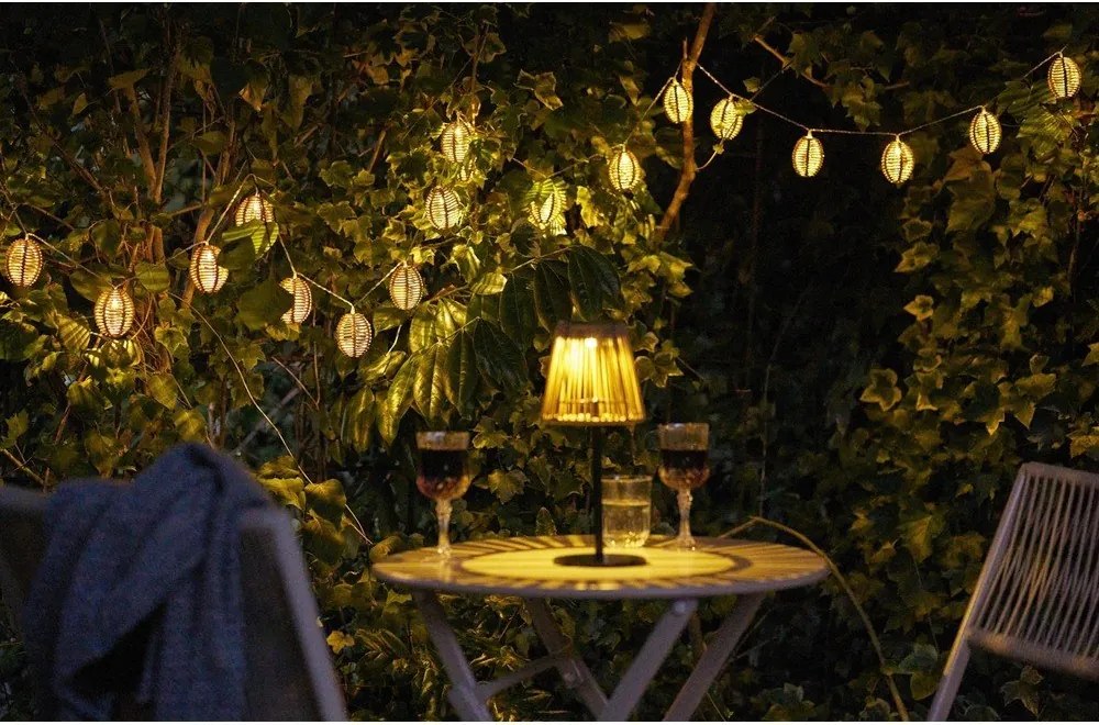 Elemmel működő LED fényfüzér, izzók száma 10 db, hosszúság 180 cm Carlisle – House Nordic