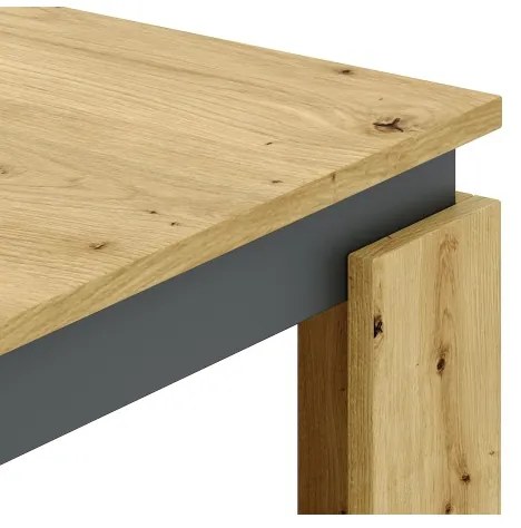 OLAF dohányzóasztal, artisan tölgy/antracit