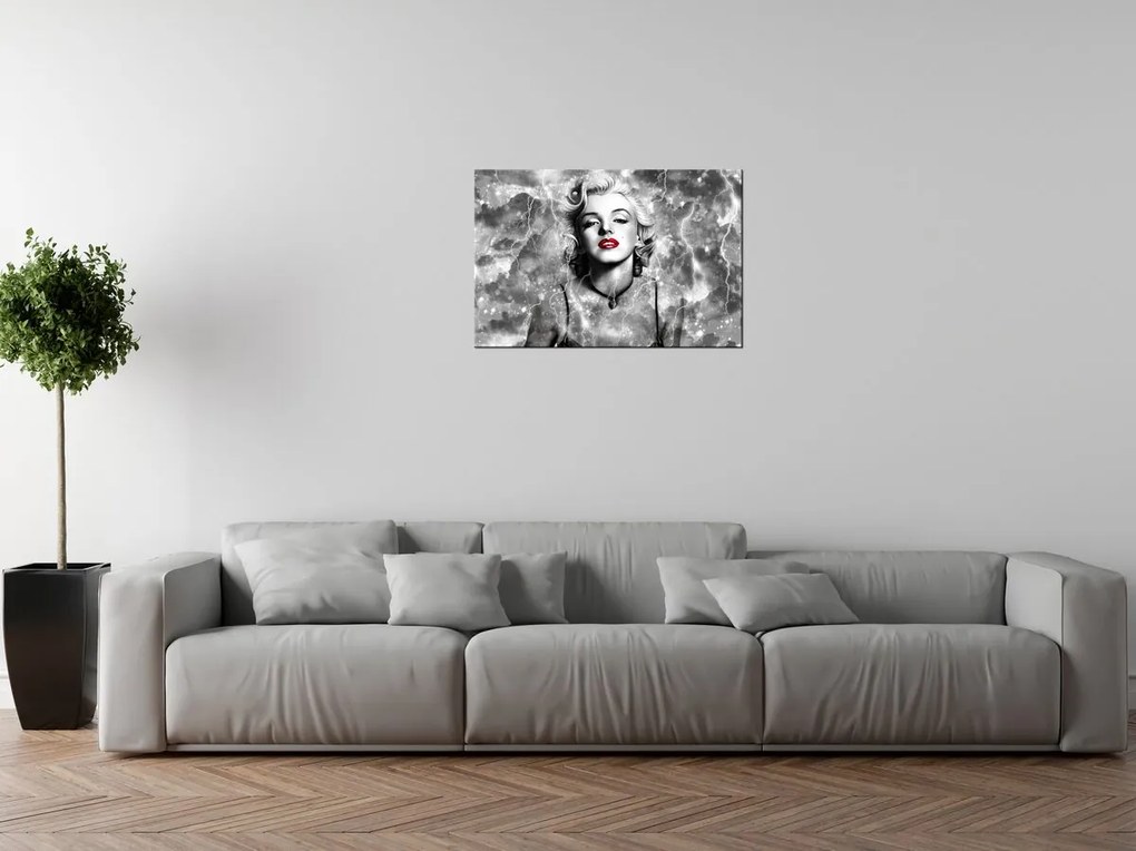 Gario Vászonkép Felvillanyozó Marilyn Monroe Méret: 90 x 60 cm