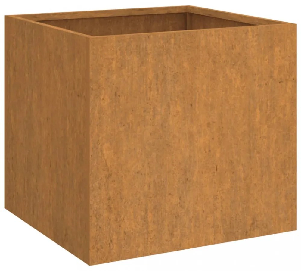 corten acél növénytartó 32 x 30 x 29 cm