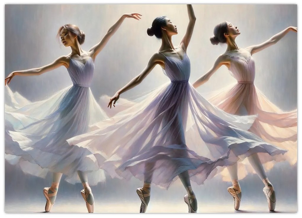 Kép - Három balerina (70x50 cm)