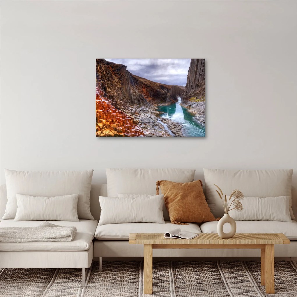 Kép - Studlagil kanyon (70x50 cm)