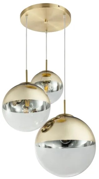 GLOBO 15855-3 - Csillár zsinóron VARUS 3xE27/40W/230V
