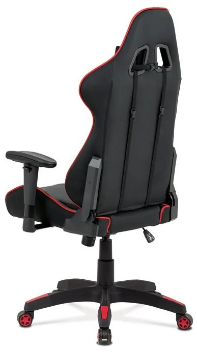 Vörös Ekobőr Gamer Szék, Hinta Mechanikával. RED