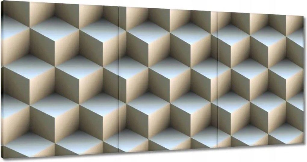Festmények 180x90 3D kockák