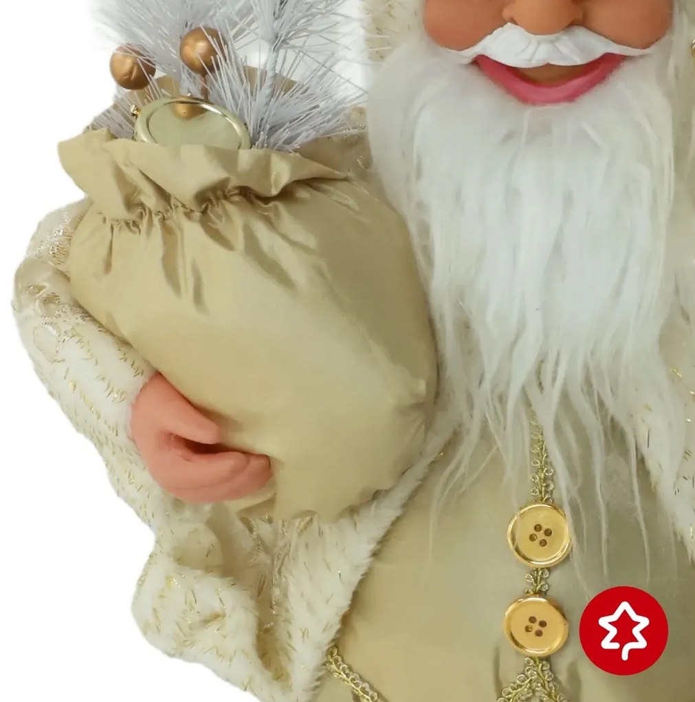 Mikulás arany 45 cm