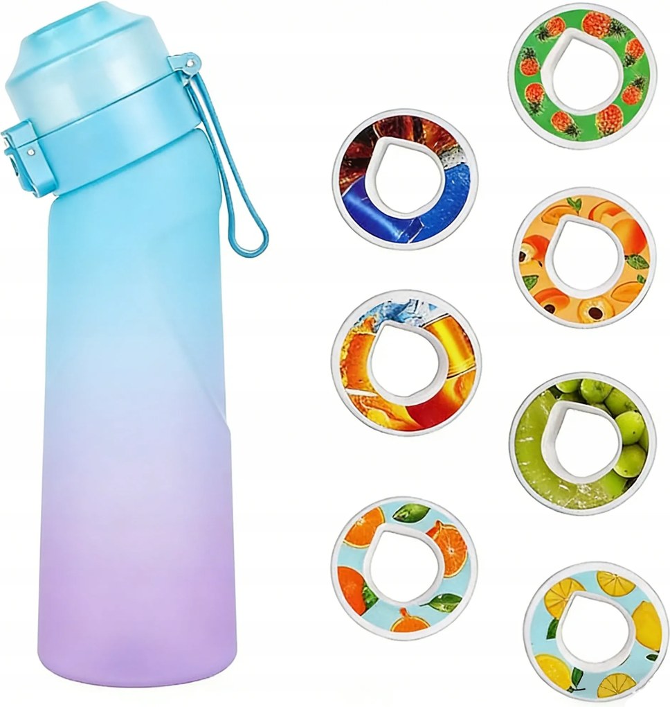 Illatosító bögre 650ml Fűszer vizes palack 7db Több íz