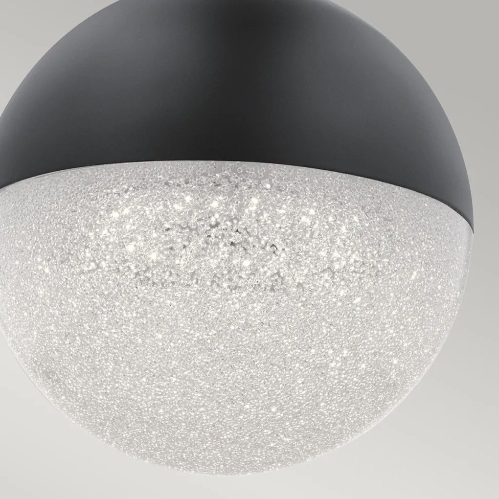 ELSTEAD QN-MOONLIT-P-MBK MOONLIT Egyágú Függesztett Lámpa Akril LED IP20