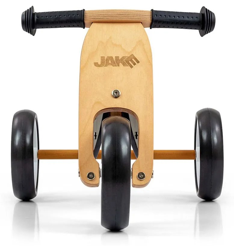 Gyerek multifunkciós fa futóbicikli Milly Mally Jake Classic Black