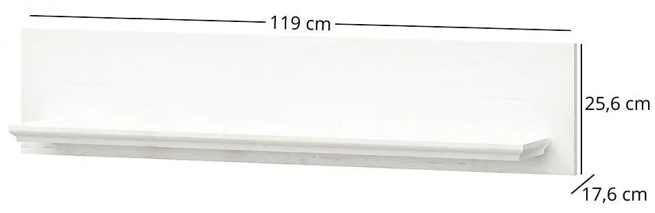 Fali polc Incantatos (andersen fenyő) . 1116890