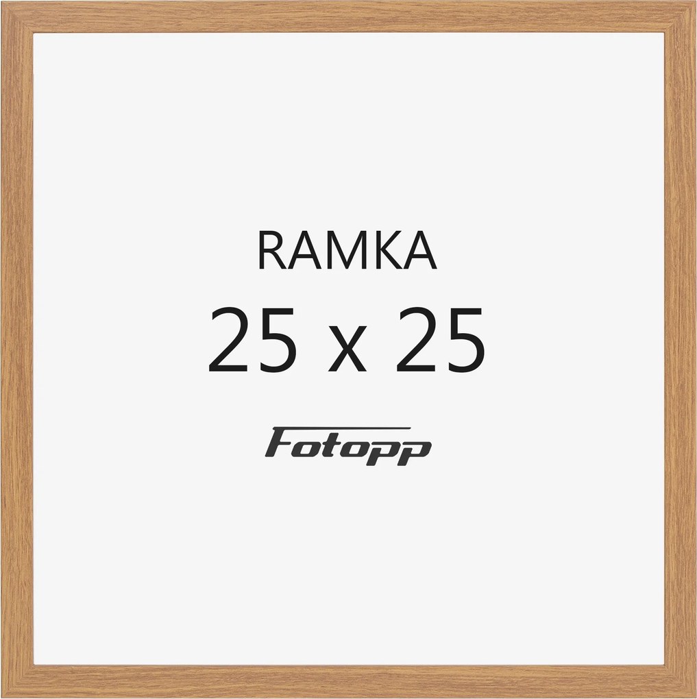 Négyzet alakú képkeret Barna 25x25 négyzet