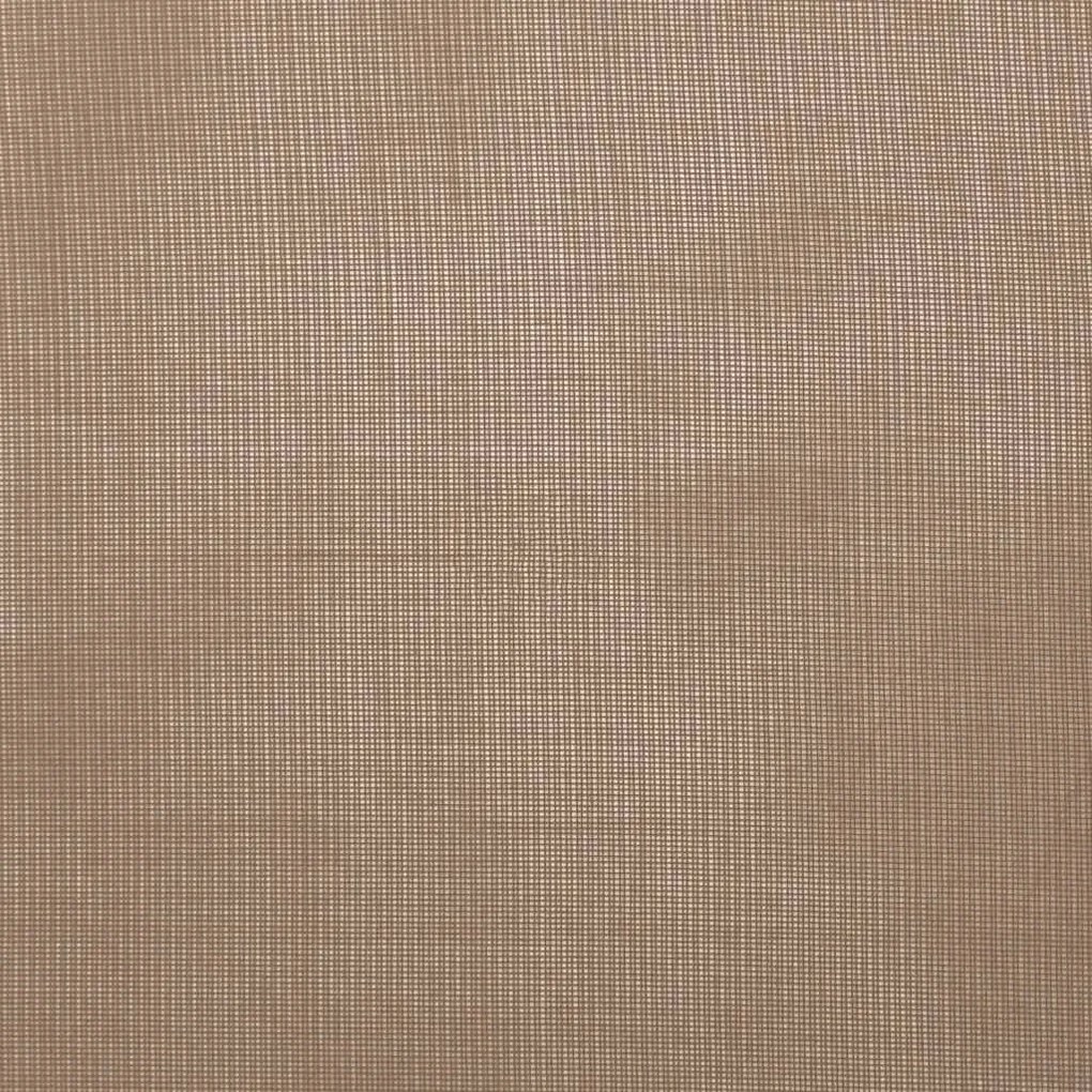2 db világosbarna fátyolfüggönyök hurokkal 140x175 cm