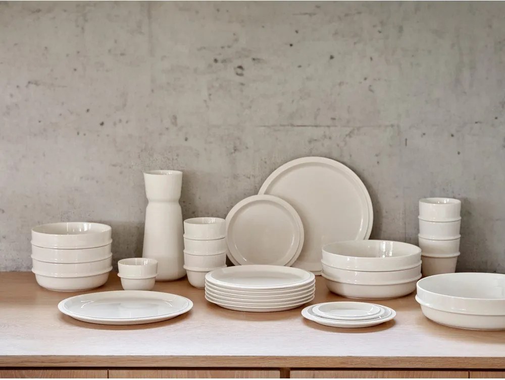 Krémszínű porcelán szervírozó tálka 1,4 l Eau – Zone