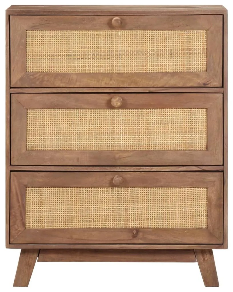 tömör mangófa tálalószekrény 61 x 35 x 76 cm