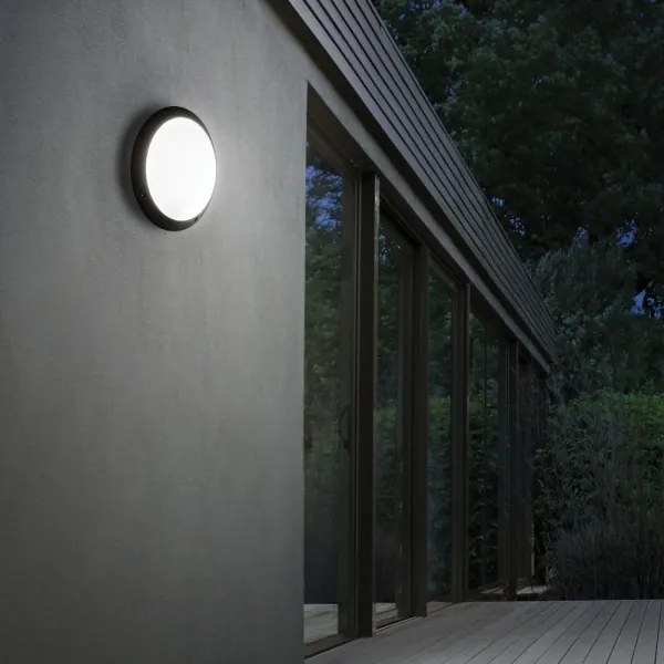 Ideal Lux - POLAR kültéri fali lámpatest 1xE27/23W/230V IP66 fekete