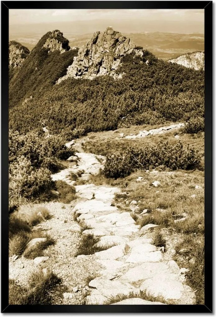 Poszterek keretben 40x60 Tátra Lengyel hegyek Kilátás