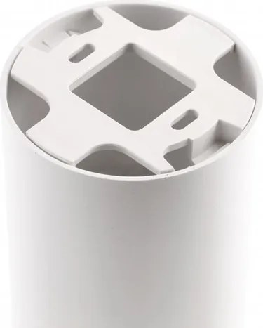 Lámpa Mennyezeti lámpatest RESTO, PC, φ80x125mm, IP20, max 20W, kör, fehér