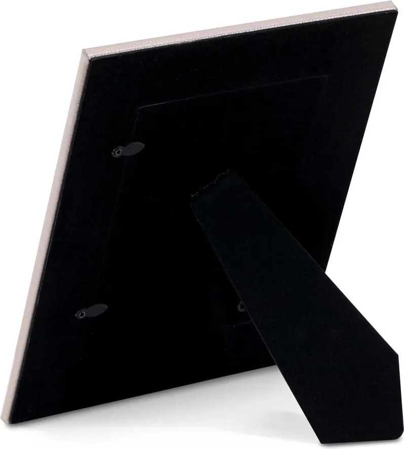 Krémszínű műanyag álló képkeret 19x24 cm Shina – Restilo