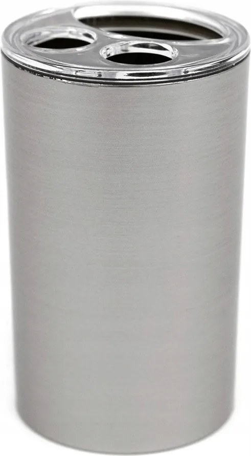 Fogkefetartó Bögre Szürke Alumínium Ezüst