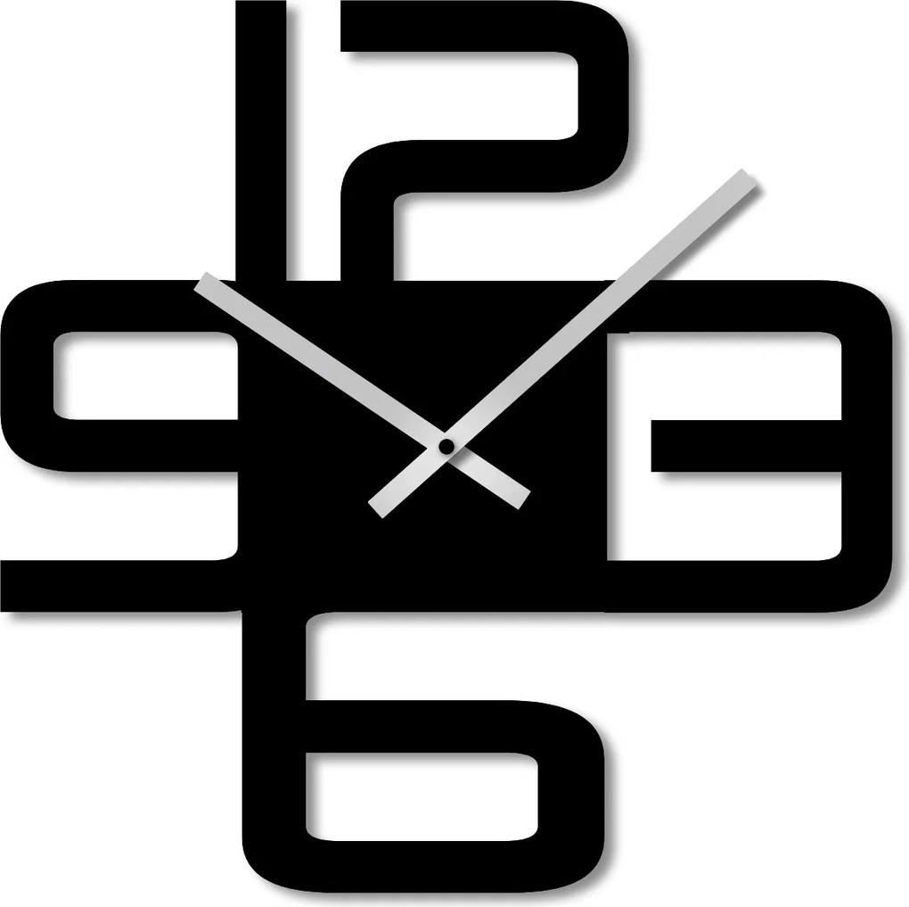 Falióra 60 cm Fa Falióra Fekete Nagy Számok Modern