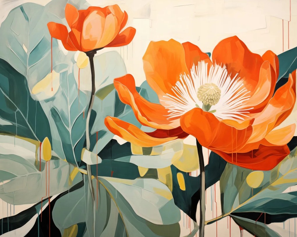 Poszter 50x40cm Élő tájkép