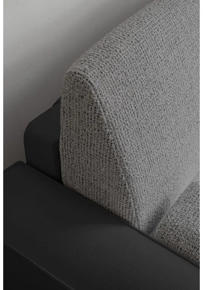 Sötétszürke kinyitható kanapé 237 cm Wilson – Miuform