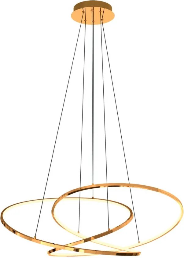 Zuma Line CHOLET MD7360-1A-3GT Függőlámpa 1x56W/LED 3000K 6600lm IP20