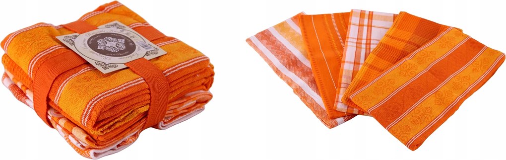 5 Db-os Törlőkendő Készlet 50x70 Ajándék Törölköző Konyharuha