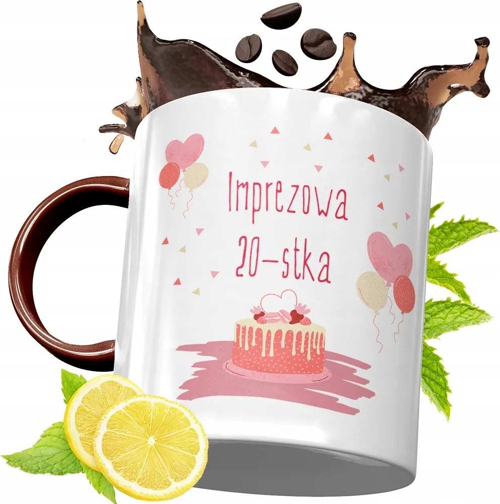 Bordó Bögre 20. Születésnapra Ajándék fényképes nyomtatással