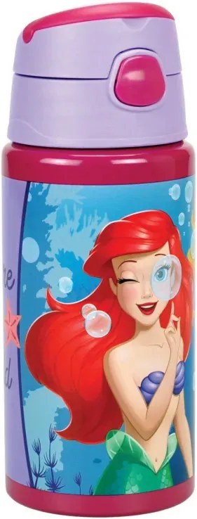 Disney Hercegnők Ariel alumínium kulacs akasztóval 500 ml