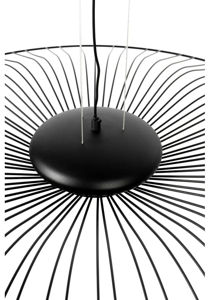 Fekete LED szabályozható függőlámpa ø 90 cm Spider – Zuiver