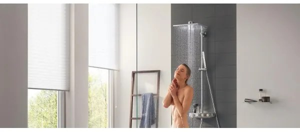 GROHE 26508000 - EUPHORIA SMARTCONTROL 310 CUBE zuhanyrendszer, magasfényű króm
