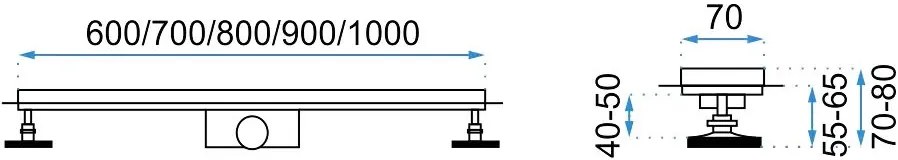 Rea Pure Neo Pro lineáris lefolyó