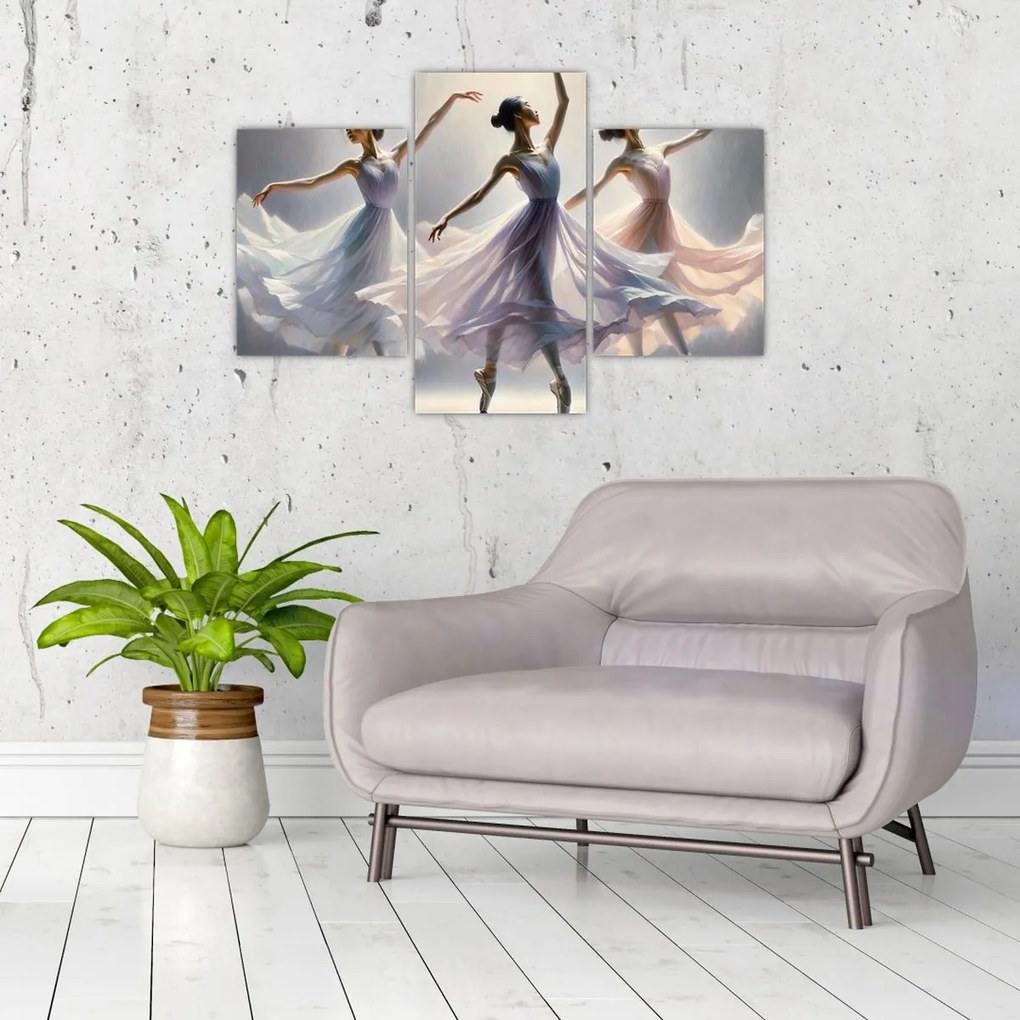 Kép - Három balerina (90x60 cm)