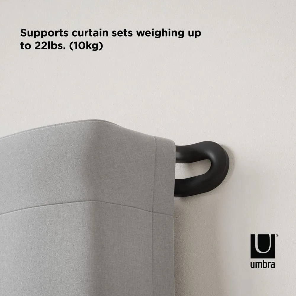 Acél bővíthető függönykarnis 107 - 305 cm Midnight – Umbra