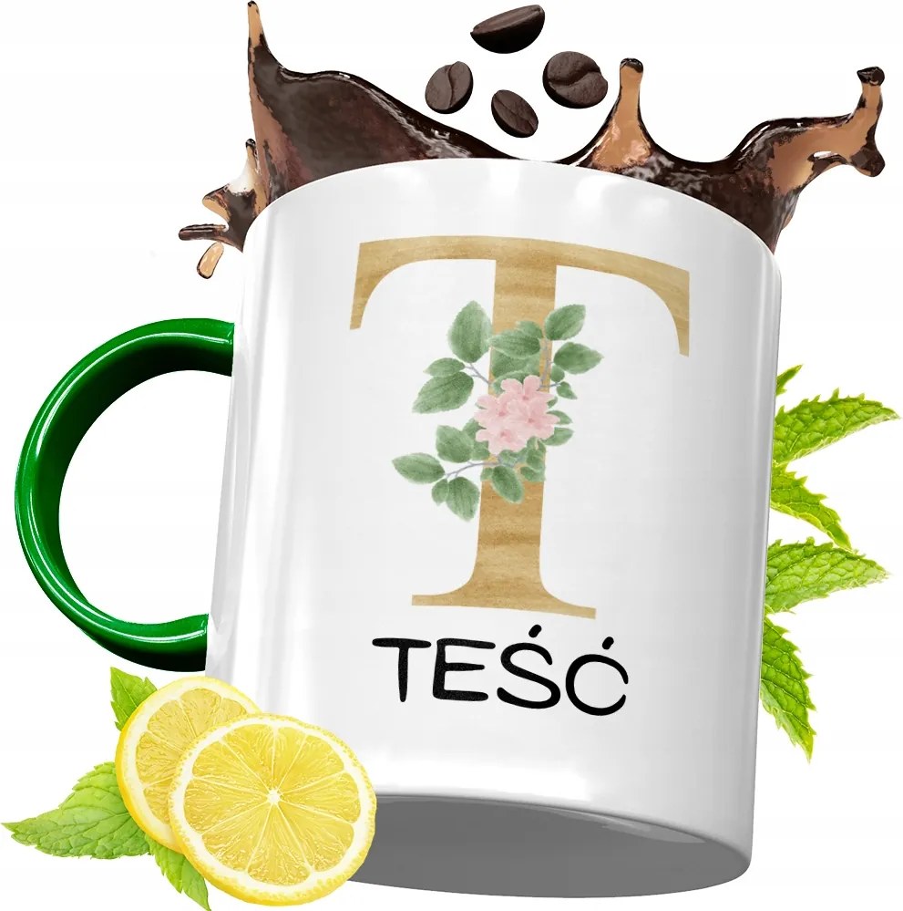 Zöld Bögre Apósnak Születésnapi Ajándéknak, fényképes nyomattal