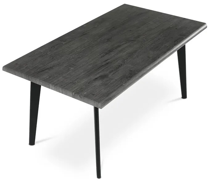 Étkezőasztal 160×90 cm, MDF, Szürke Tölgy. GREY – HT-F4416