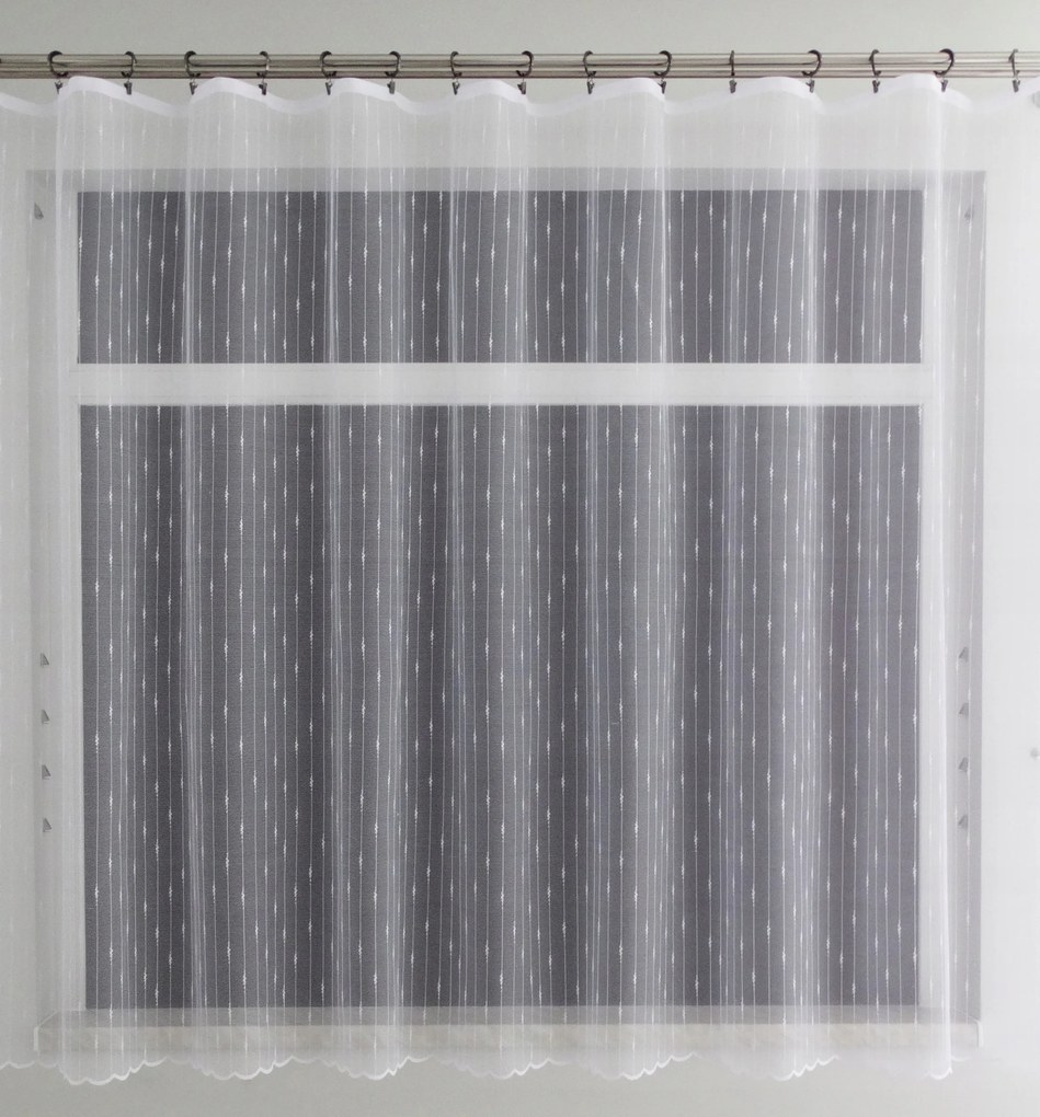 Mg Függöny 1/200 Fehér 430x160 szalaggal Lengyel K