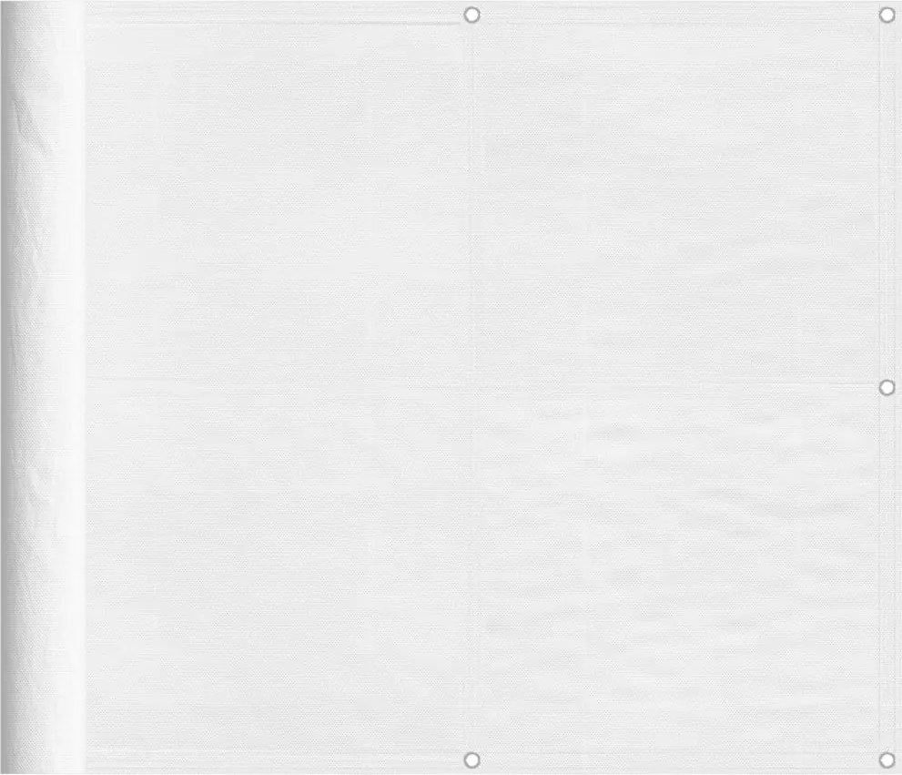 vidaXL fehér 100% oxford poliészter erkélyparaván 90 x 800 cm