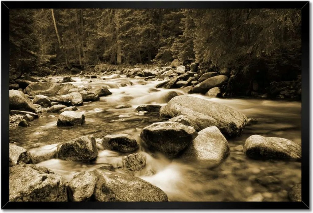 Poszterek keretben 60x40 Tátra Lengyel hegyek Kilátás